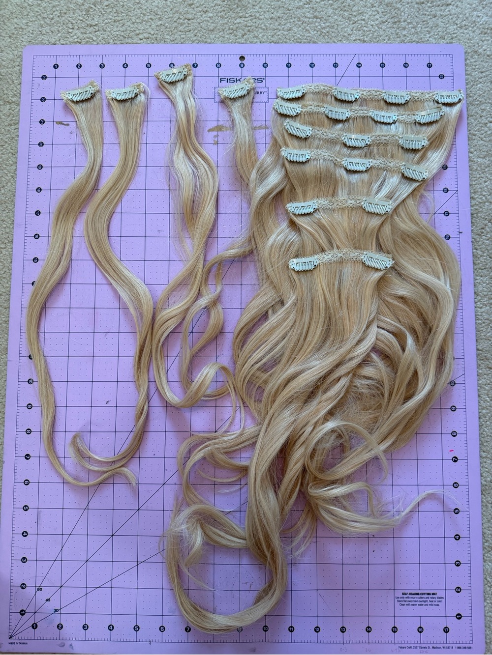 Barefoot Blonde Premium human hair Clip-In Hair Extensions wefts